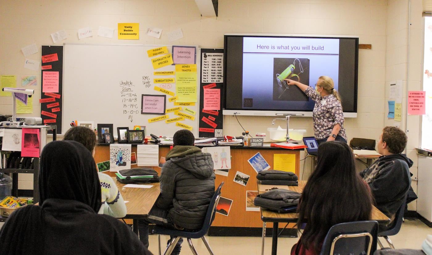 Dr. Betty Lise Anderson instructing students